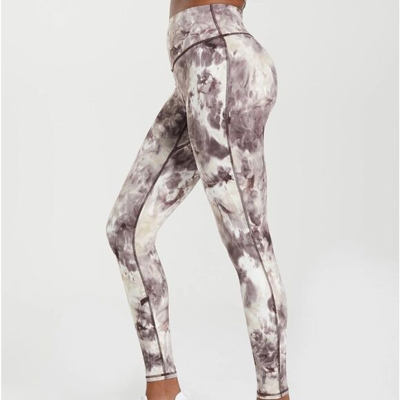 GYMSHARK ELEVATE LEGGINGS Cement Brown‎ Spray Dye Small NWT in packaging - Picture 3 of 9